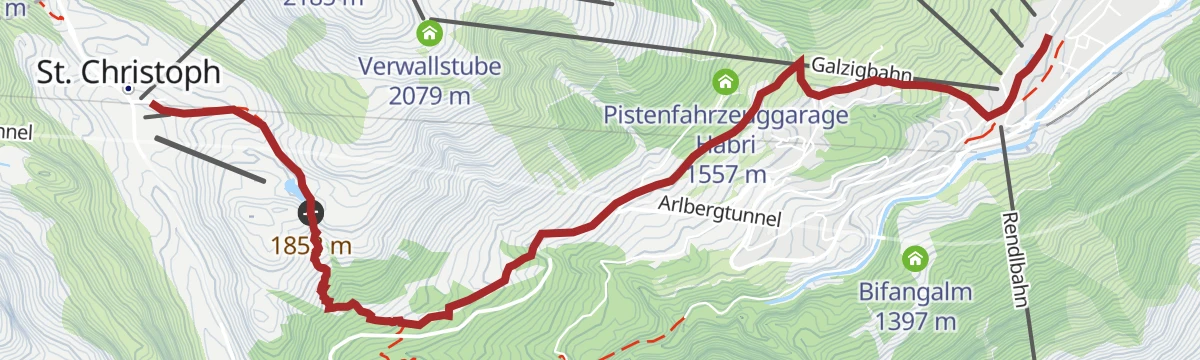 Route map: Maienweg